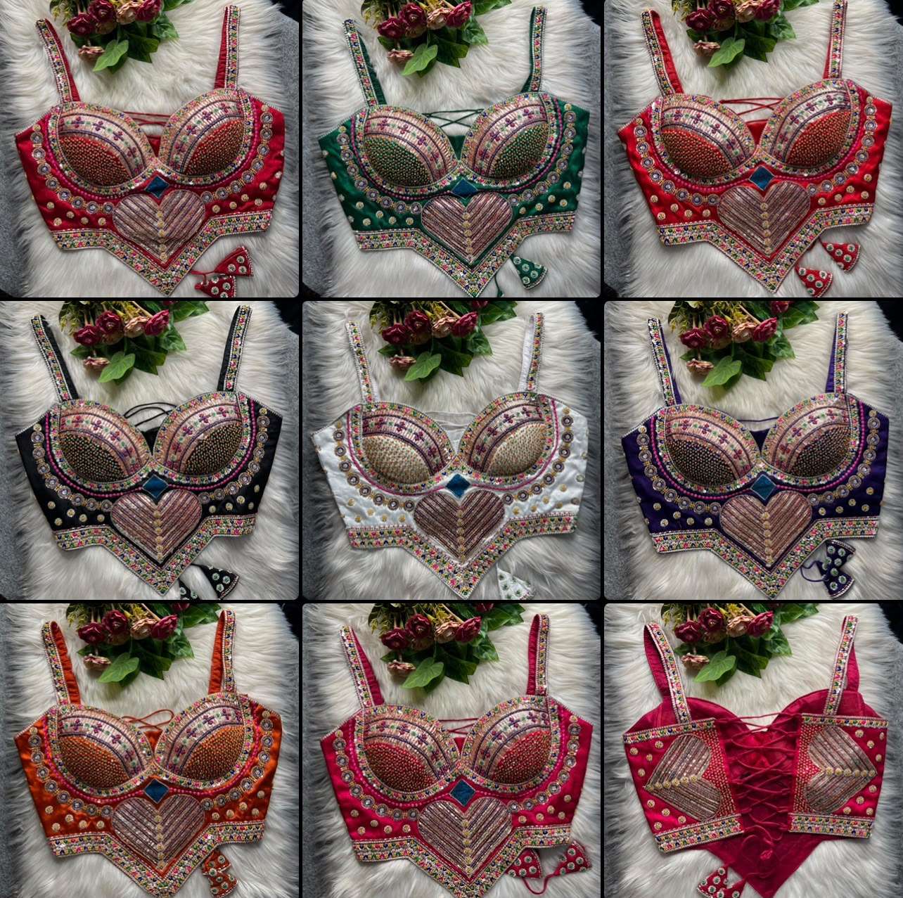 Heavy Corset Style Italian Silk Fabric With Tricot Fuising On Blouse Reseller in surat